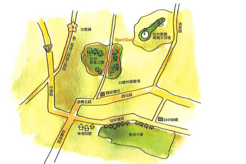 台中都會公園-腹地遼闊居高臨下