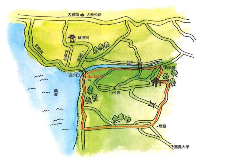 蘭潭後山自然步道-蘭潭泛月生態豐富