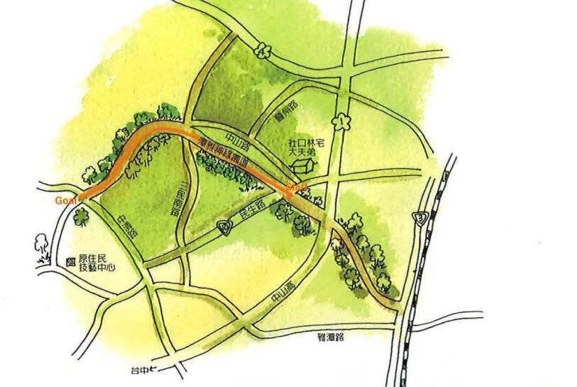 潭雅神綠園道-鄉間裡的鐵道風光