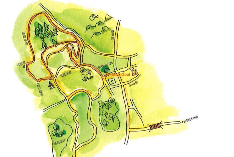 貓貍山公園-沿路風景多采多姿