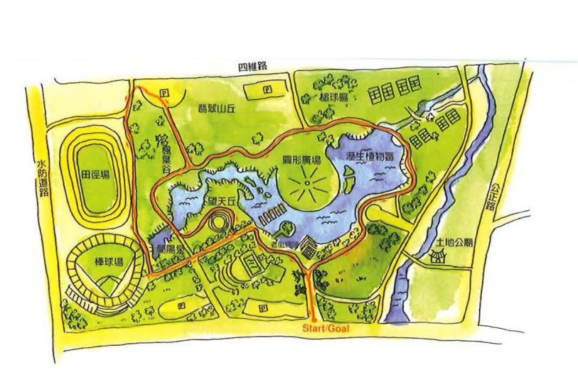 羅東運動公園-自然親水的公園造景