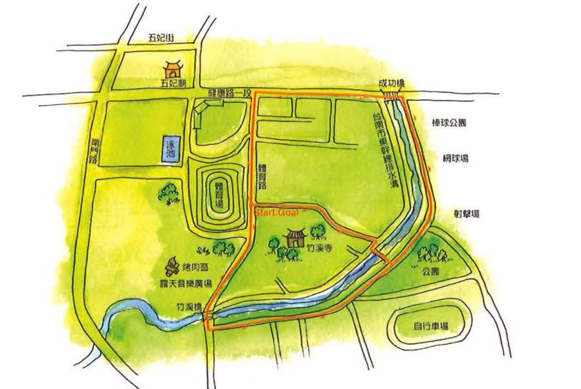 台南體育公園-處處洋溢運動氣息
