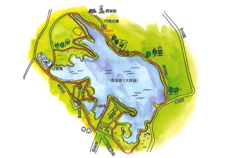澄清湖-登湖攬勝擁抱落日