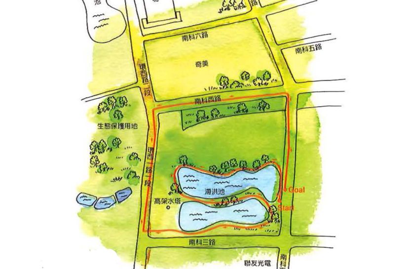 台南科學園區公園-南科新貴的休閒綠地