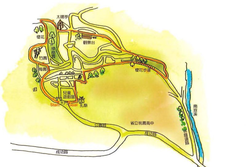 虎頭山公園-一年四季景觀豐富