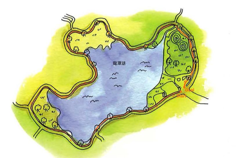 龍潭湖-遺世獨立的青山綠水